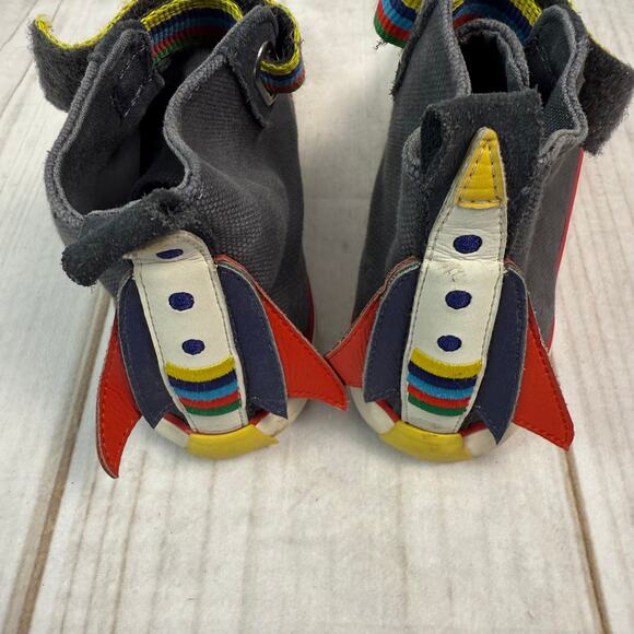 Mini Boden High Top Rocket Kids Sneakers 2Y‎ - Picture 5 of 7